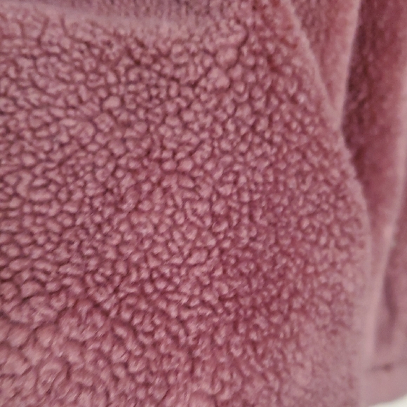 32 Degrees Pink Teddy Jacket Plush Velvet-Like - Picture 2 of 6